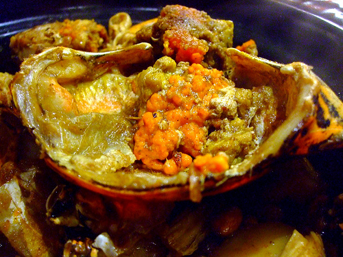 食記: 秋天吃蟹: 搬家後的過海香辣蟹