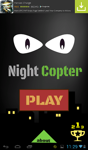 【免費街機App】Night Copter-APP點子