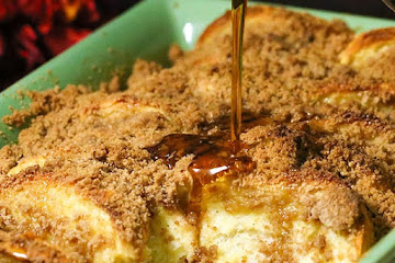 Overnight Gingerbread French Toast Casserole