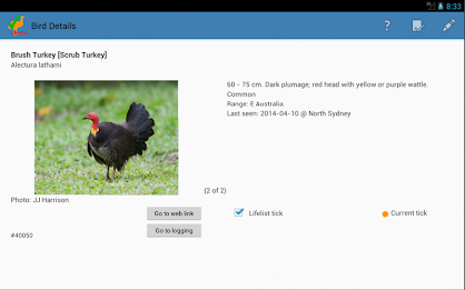 Australian Bird Checklist demo poster 10