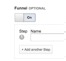 Goal funnel