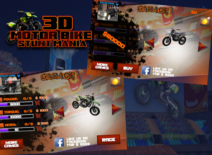   3D Motor Bike Stunt Mania- screenshot thumbnail   