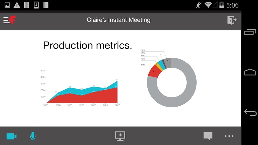 Fuze Meetings Screen 2