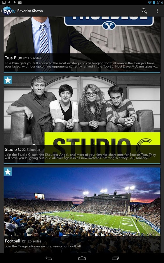 BYUtv Android Apps on Google Play