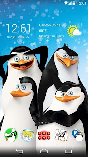 How to install Madagascar Penguins GO Theme patch v1.0 apk for android