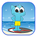 Gumball surf icon