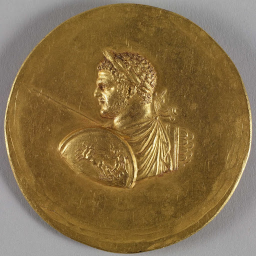 Medallion with Roman Emperor Caracalla