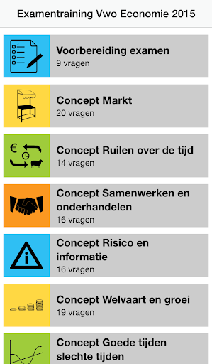 【免費教育App】Examentraining VWO Economie-APP點子