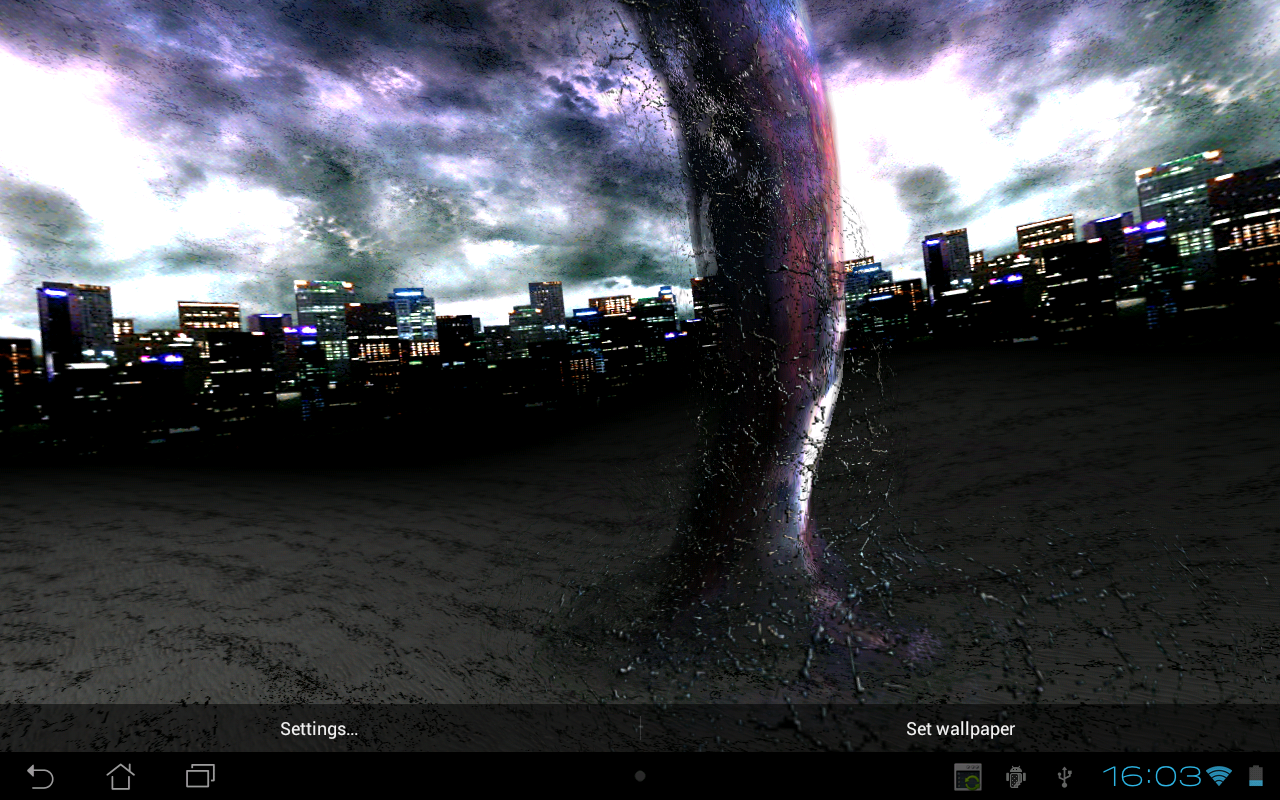  Tornado 3D, un Live Wallpaper devastante arriva sui vostri Android!!!