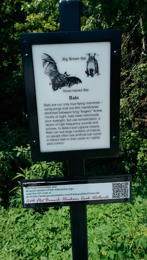 Hinkson Wetlands Bats Sign