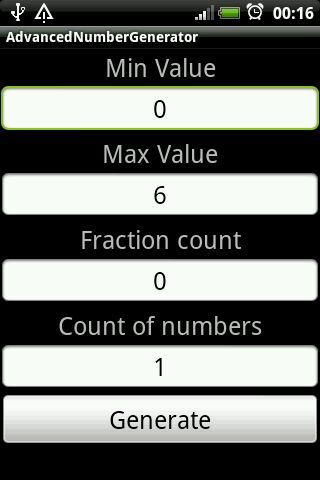 Advanced Number Generator