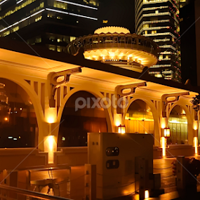 BRIGHT NITE WALKWAY by Justani Joni - Buildings & Architecture Other Exteriors