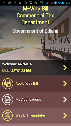 Odisha m-waybill