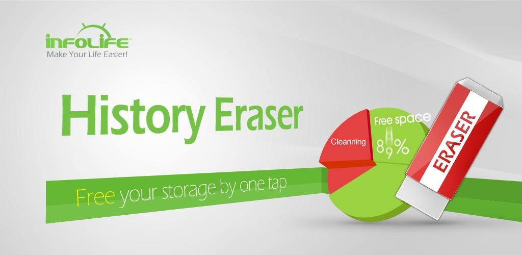 History Eraser لمسح بيانات ذاكرة الهاتف المؤقت مجتمع اندرويد العربي