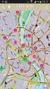 CityMap Budapest - náhled