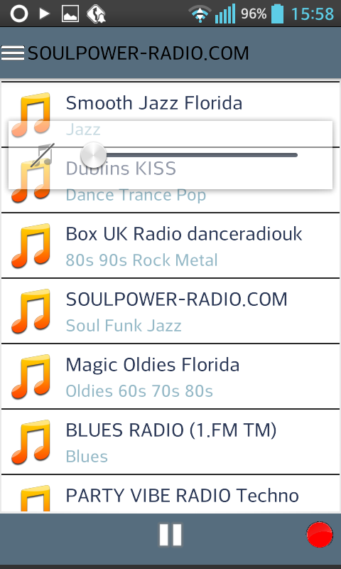 TuneOn Radio Pro Screen 3