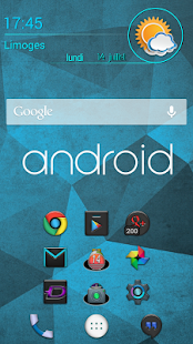 Free Zooper widget clock one APK for Android