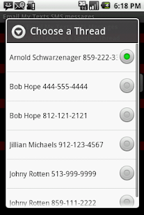   Email My Texts- screenshot thumbnail   