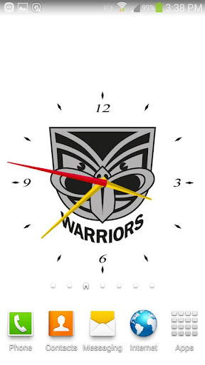 New Zealand Warriors Clock