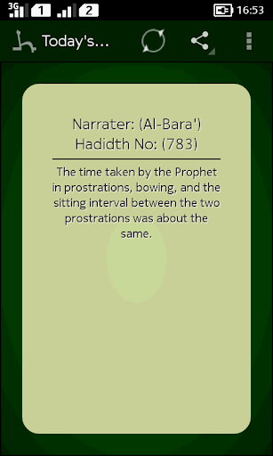 Todays Hadith