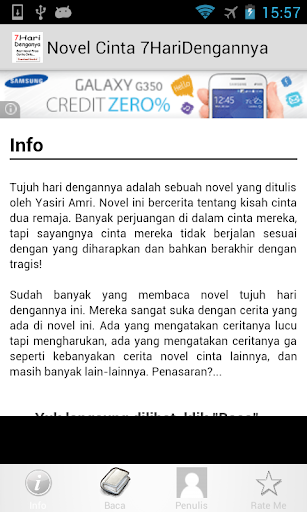 【免費書籍App】Novel Cinta 7HariDengannya-APP點子