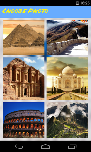 7 Wonders of the World Puzzle