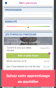 Android application Mal de dos: soulager, prévenir screenshot