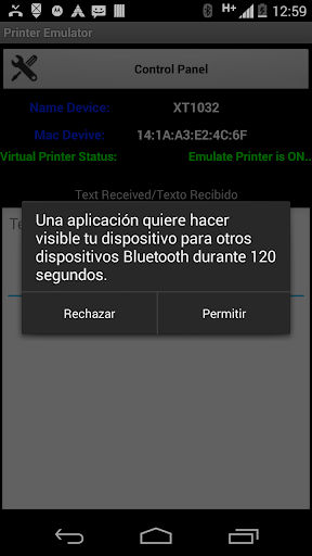 Bluetooth Printer Emulator