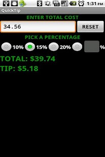 QuickTip - Easy Tip Calculator