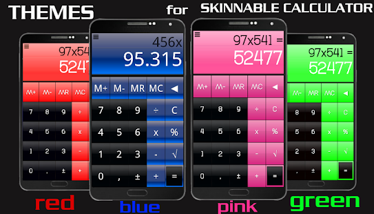 Free THEME FOR SCALC GLOSSY BLUE APK for Android