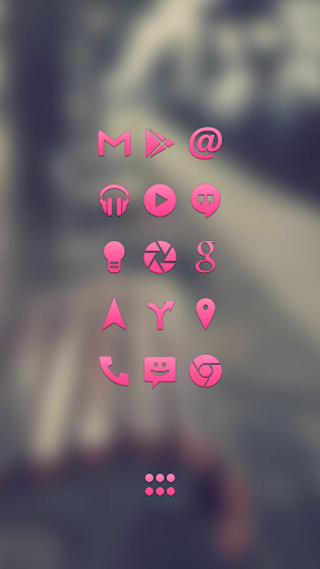 Pink Go Apex Nova Icon Theme