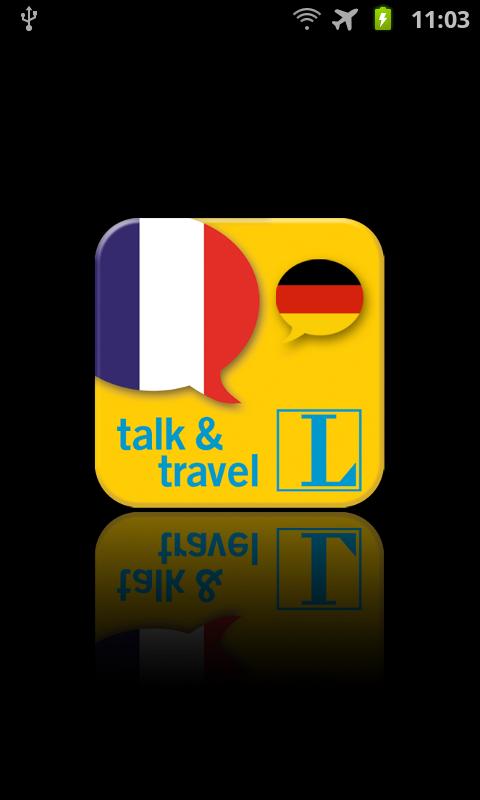 Android application Französisch talk&amp;travel screenshort