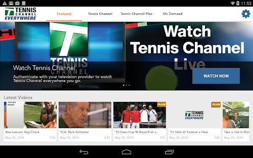 Tennis Channel Everywhere