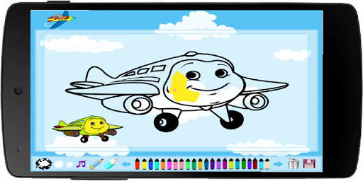 Aeroplane Coloring Book