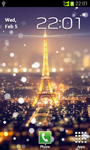Lastest Paris Night Light LWP APK