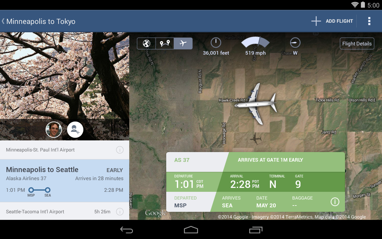FlightTrack 5 - screenshot