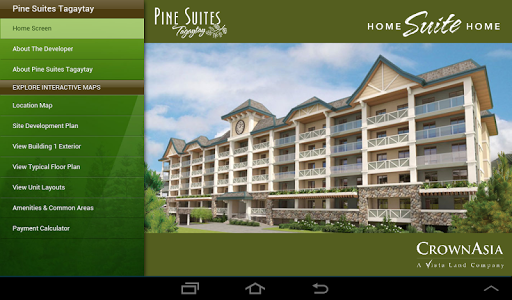 Pine Suites Interactive Maps