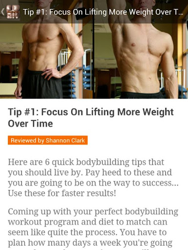 【免費健康App】Quick Bodybuilding Tips-APP點子