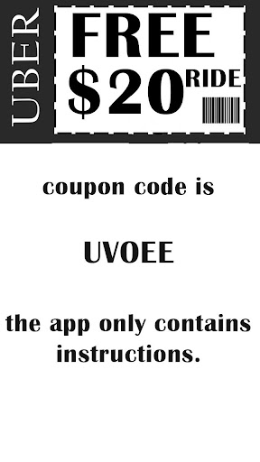 Uber Free $20 Ride