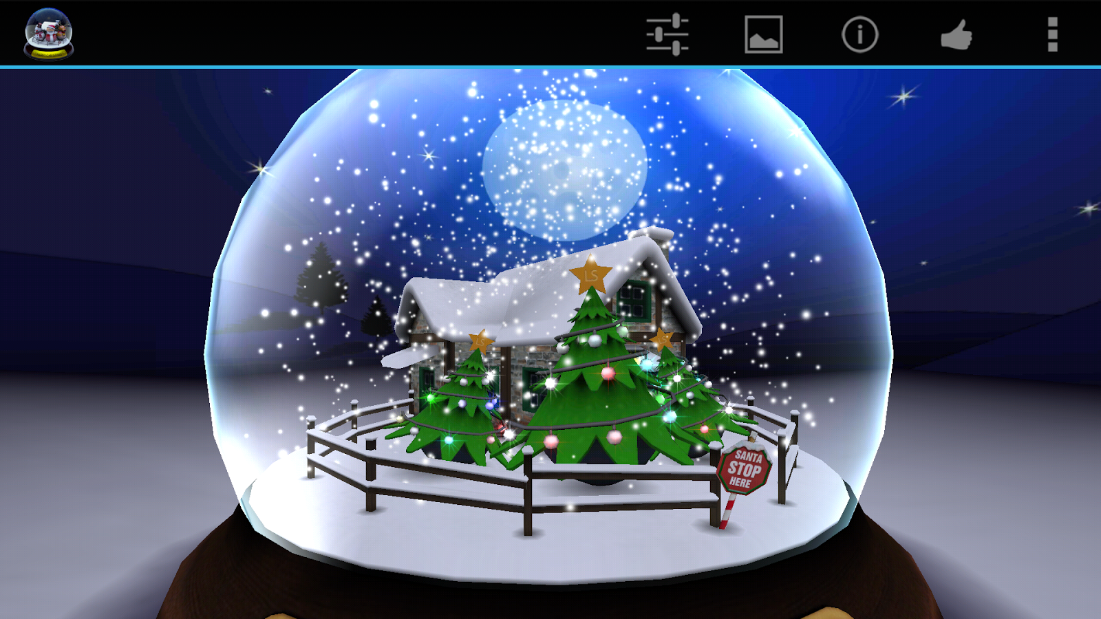 3D Christmas Advent Snow Globe - Android Apps on Google Play