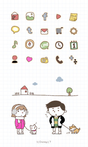 A picture diary icon theme