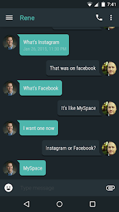 Download EvolveSMS Lollipop Material 2 APK for Android