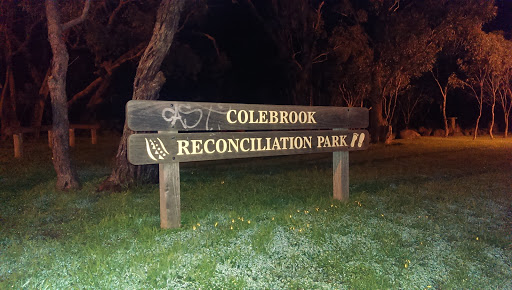 Colebrook Reconciliation Park Sign
