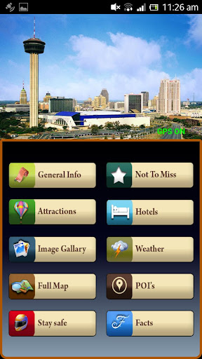 San Antonio Offline Map Guide