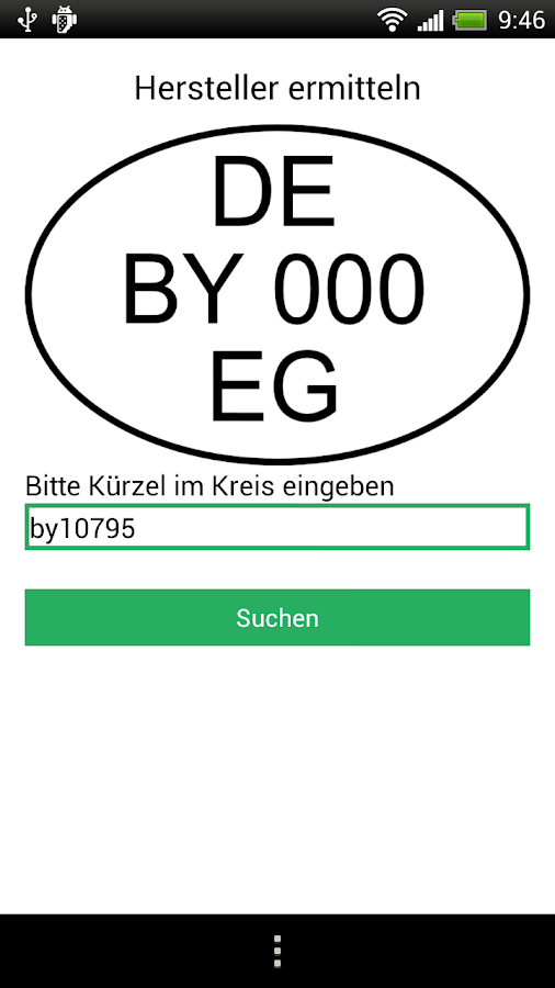 Lebensmittel Scanner Screen 3