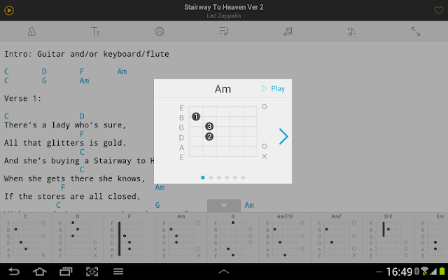 Ultimate Guitar Tabs & Chords - screenshot