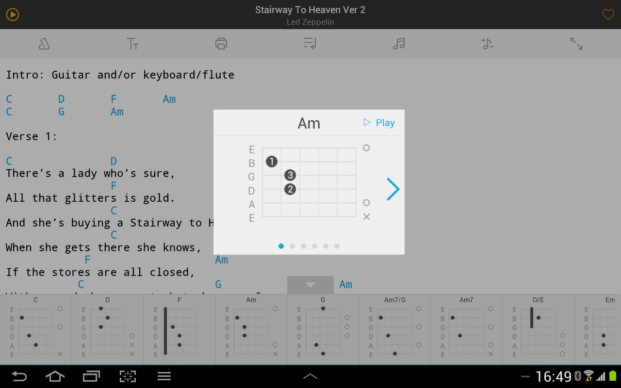 Ultimate Guitar Tabs & Chords Android Gitar Şarkı Akort ve Nota Uygulaması FULL APK İndir - androidliyim