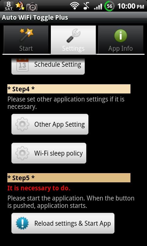 Auto WiFi Toggle Plus Screen 3