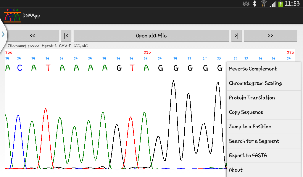 DNAApp DNA sequence analyzer Android Apps on Google Play