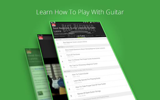 【免費教育App】Guitar Lessons-APP點子